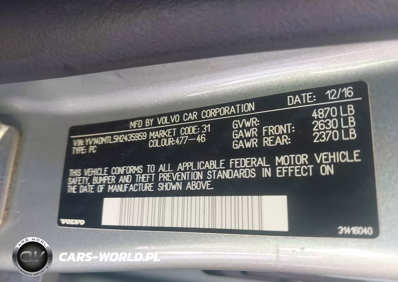 2017 Volvo S60 T5 Dynamic VIN:YV140MTL5H2435959 - 9