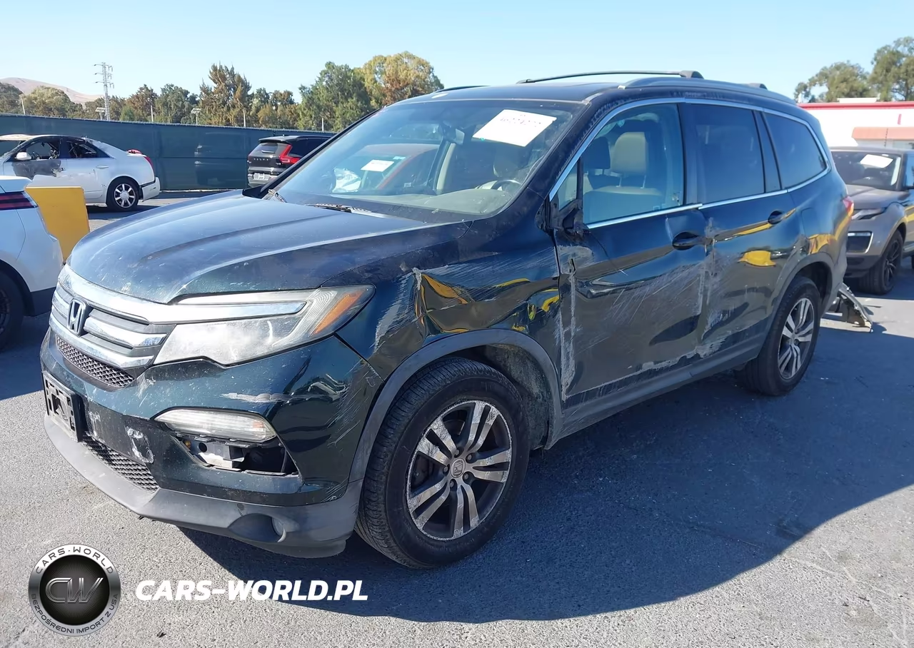 2016 Honda Pilot Ex-L VIN:5FNYF6H51GB021150 - 2