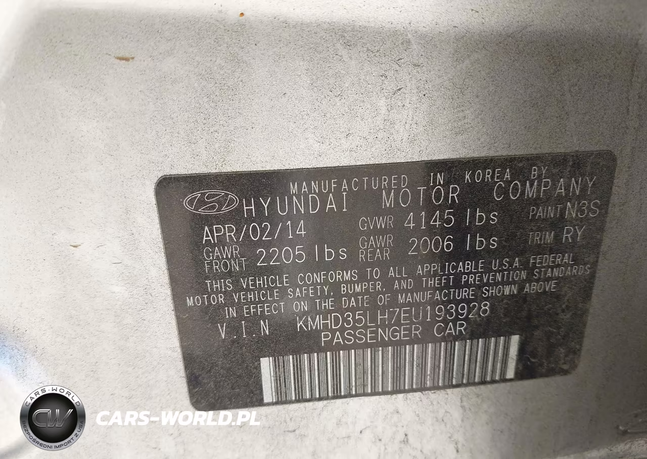 2014 Hyundai Elantra Gt VIN:KMHD35LH7EU193928 - 9