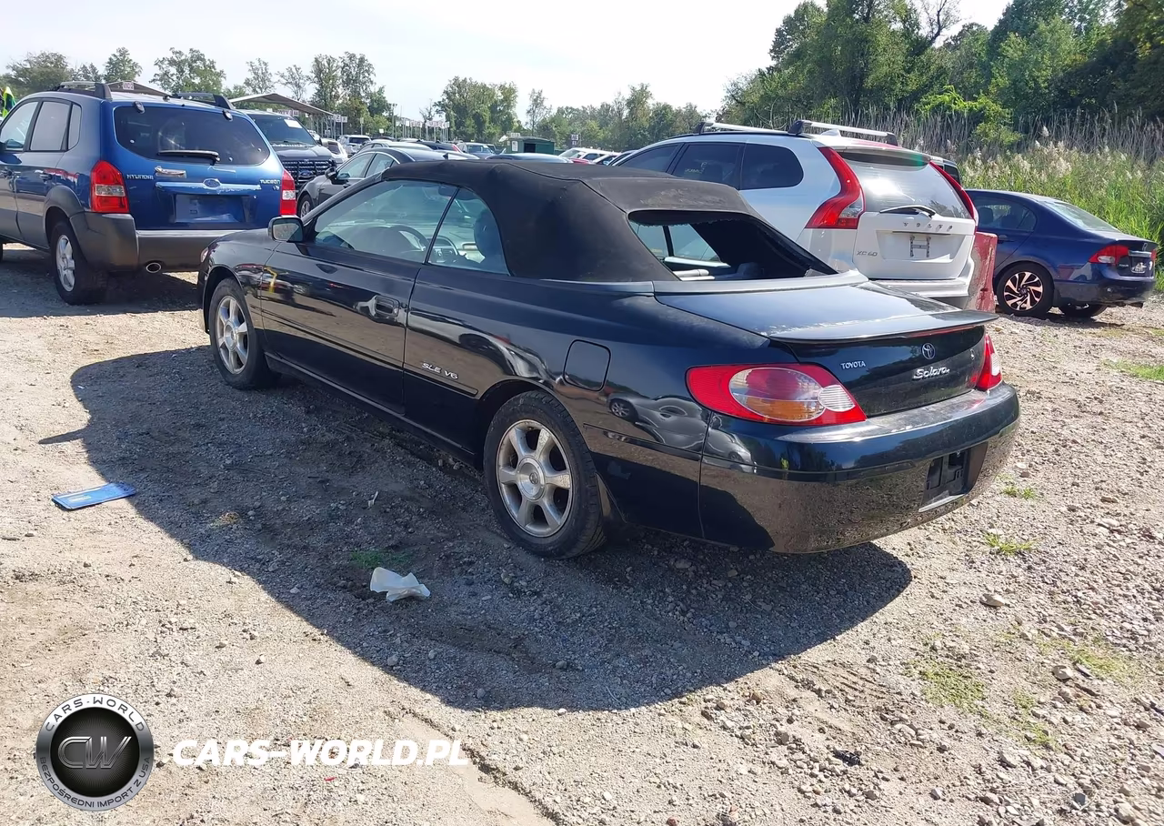 2002 Toyota Camry Solara Sle V6 VIN:2T1FF28P02C590456 - 3