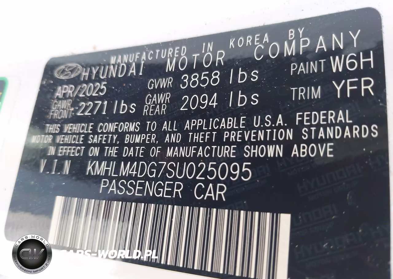2025 Hyundai Elantra Sel Sport VIN:KMHLM4DG7SU025095 - 9