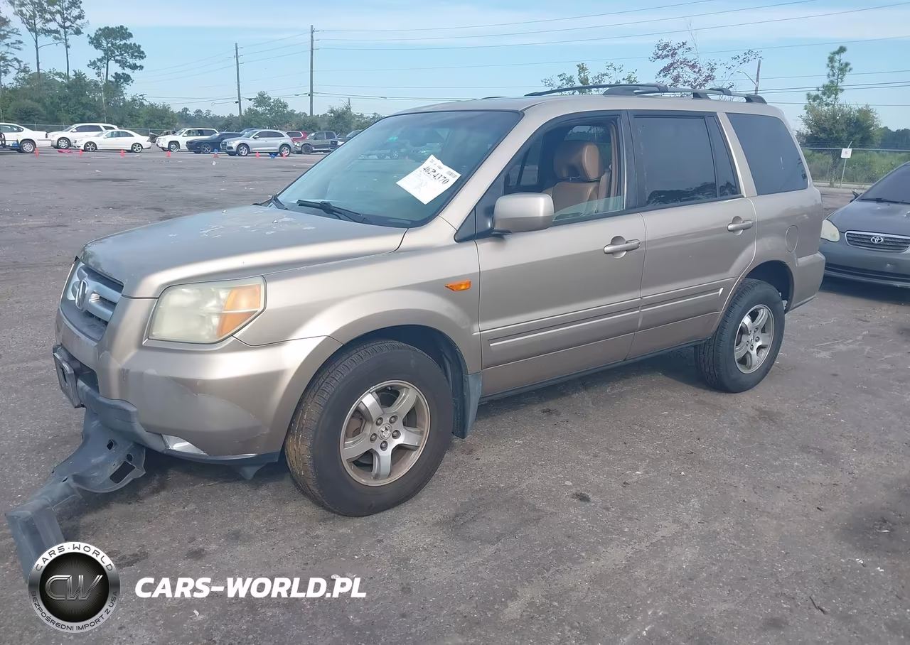 2006 Honda Pilot Ex-L VIN:5FNYF18586B013838 - 2