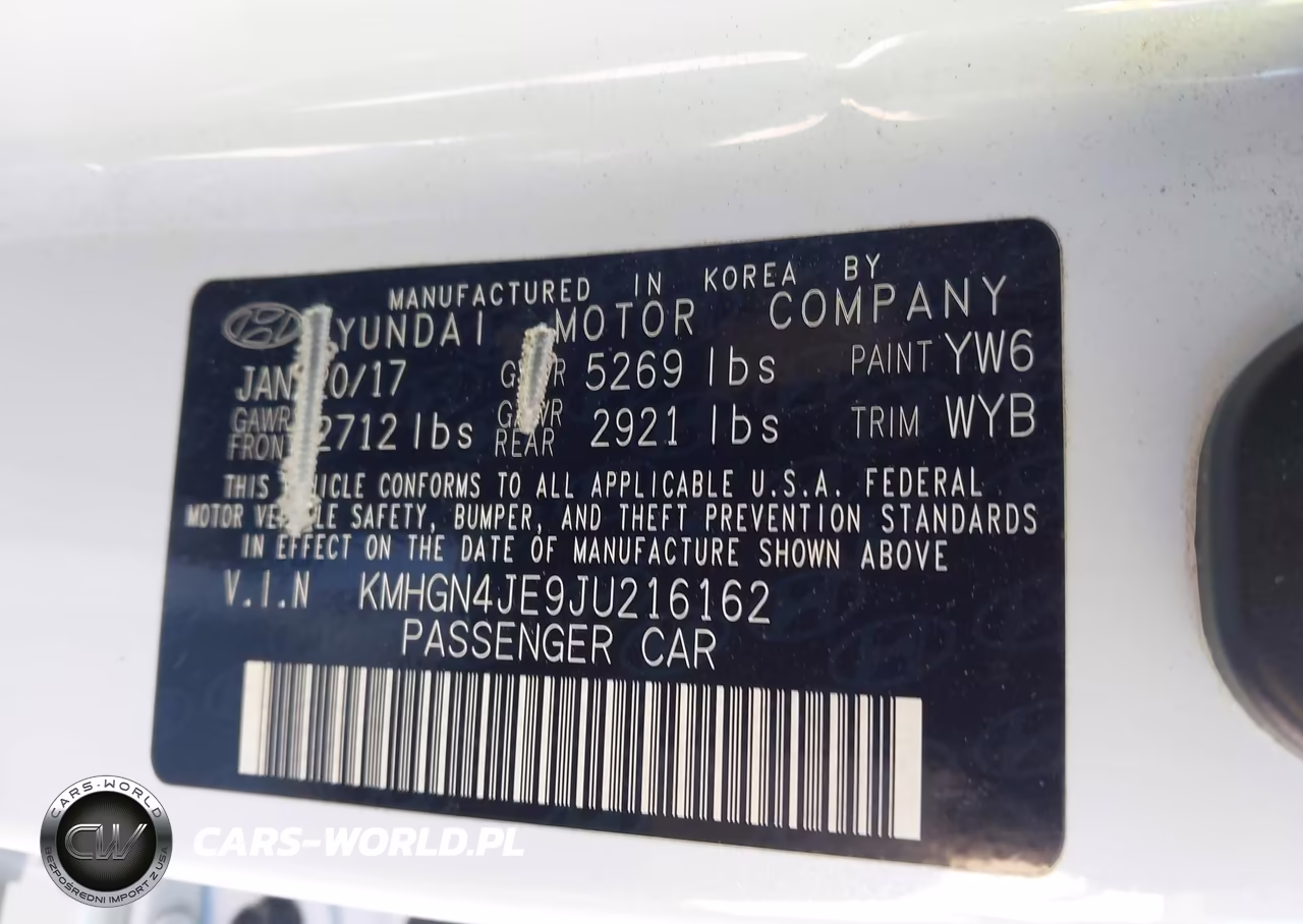 2018 Genesis G80 3.8 VIN:KMHGN4JE9JU216162 - 9