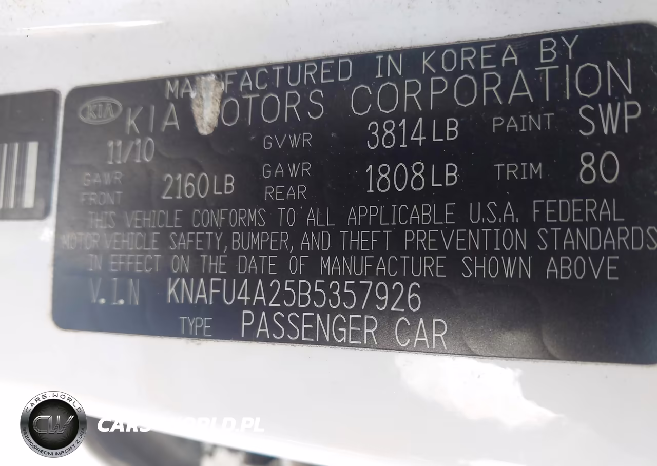 2011 Kia Forte Ex VIN:KNAFU4A25B5357926 - 9