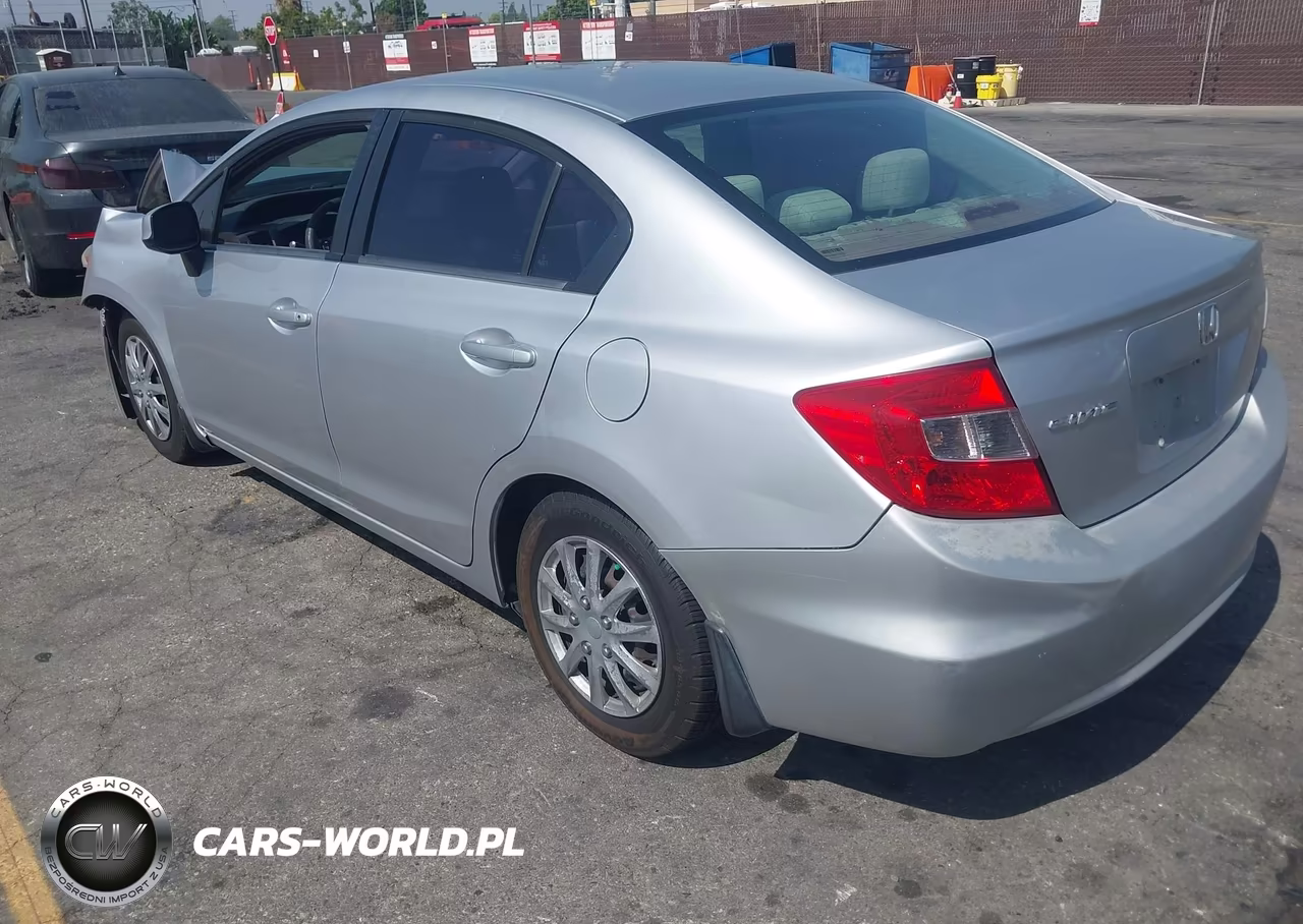 2012 Honda Civic Lx VIN:19XFB2F55CE325404 - 3