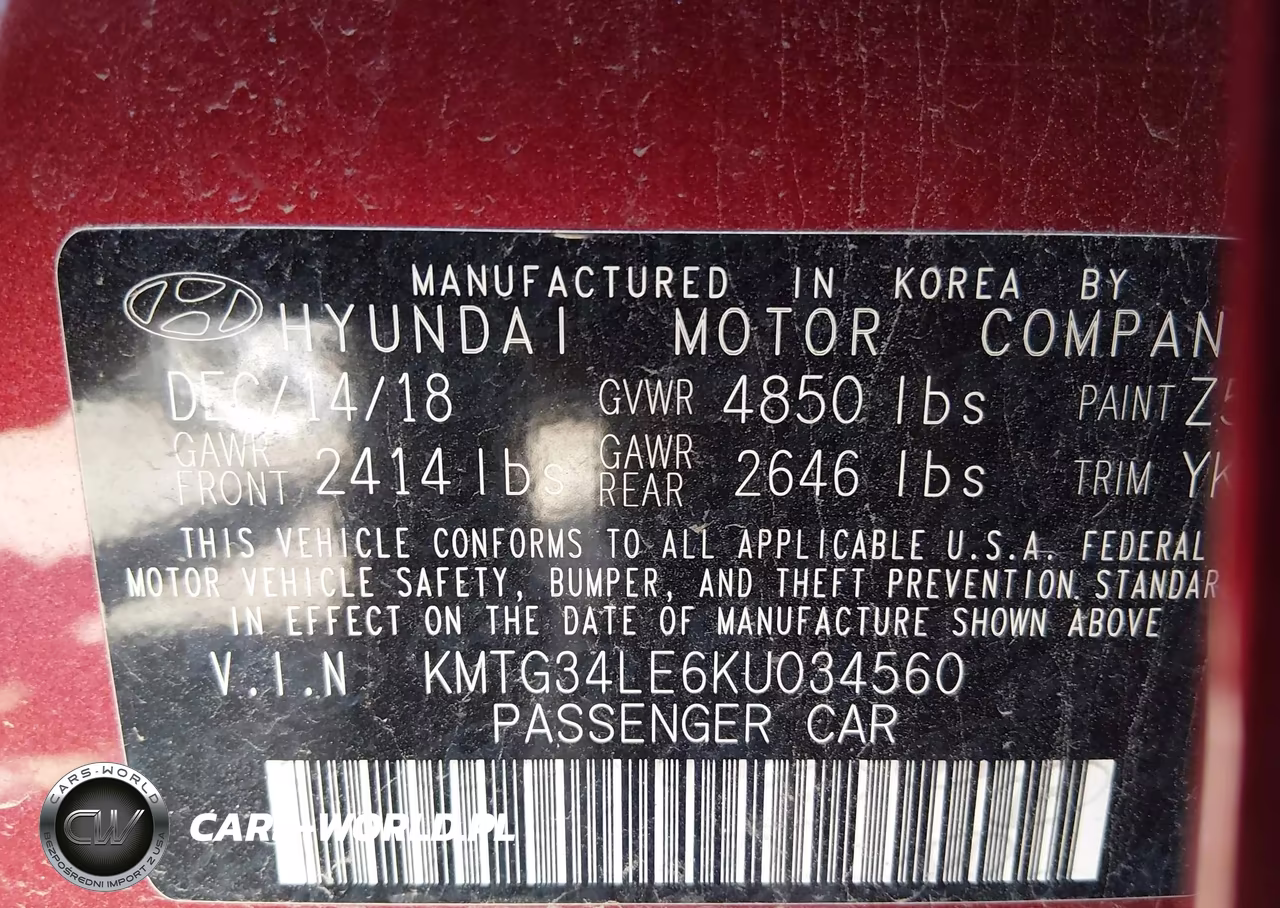2019 Genesis G70 3.3T Advanced VIN:KMTG34LE6KU034560 - 9