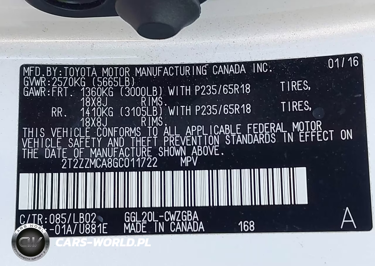 2016 Lexus Rx 350 VIN:2T2ZZMCA8GC011722 - 9