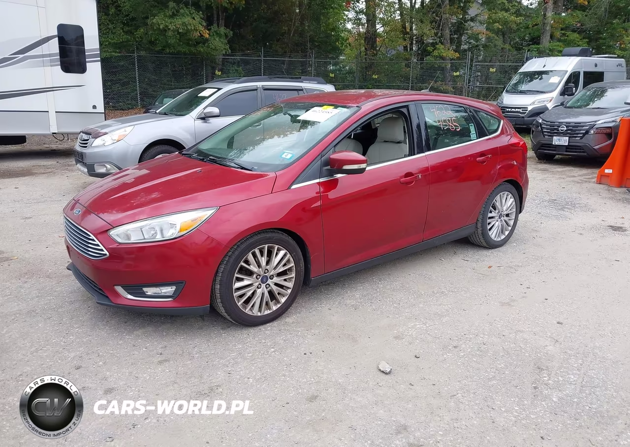 2015 Ford Focus Titanium VIN:1FADP3N29FL371857 - 2