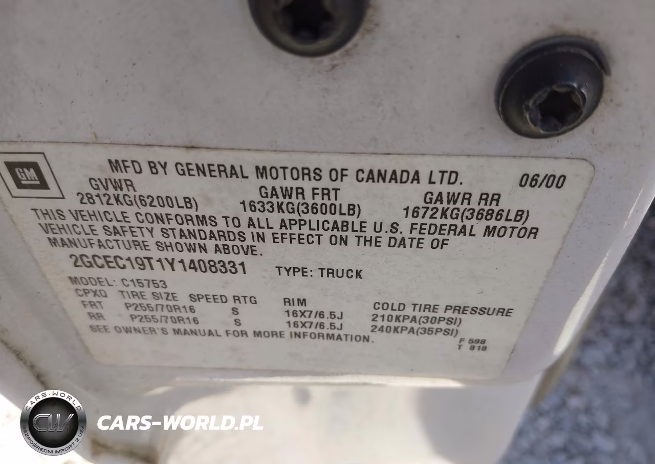 2000 Chevrolet Silverado 1500 Ls VIN:2GCEC19T1Y1408331 - 9