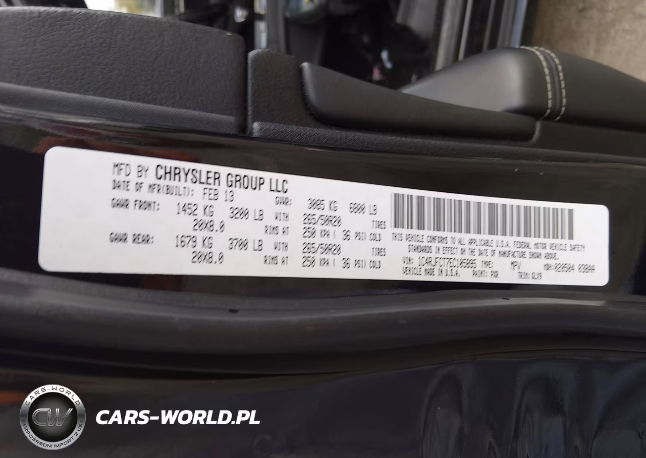 2014 Jeep Grand Cherokee Overland VIN:1C4RJFCT7EC105895 - 9