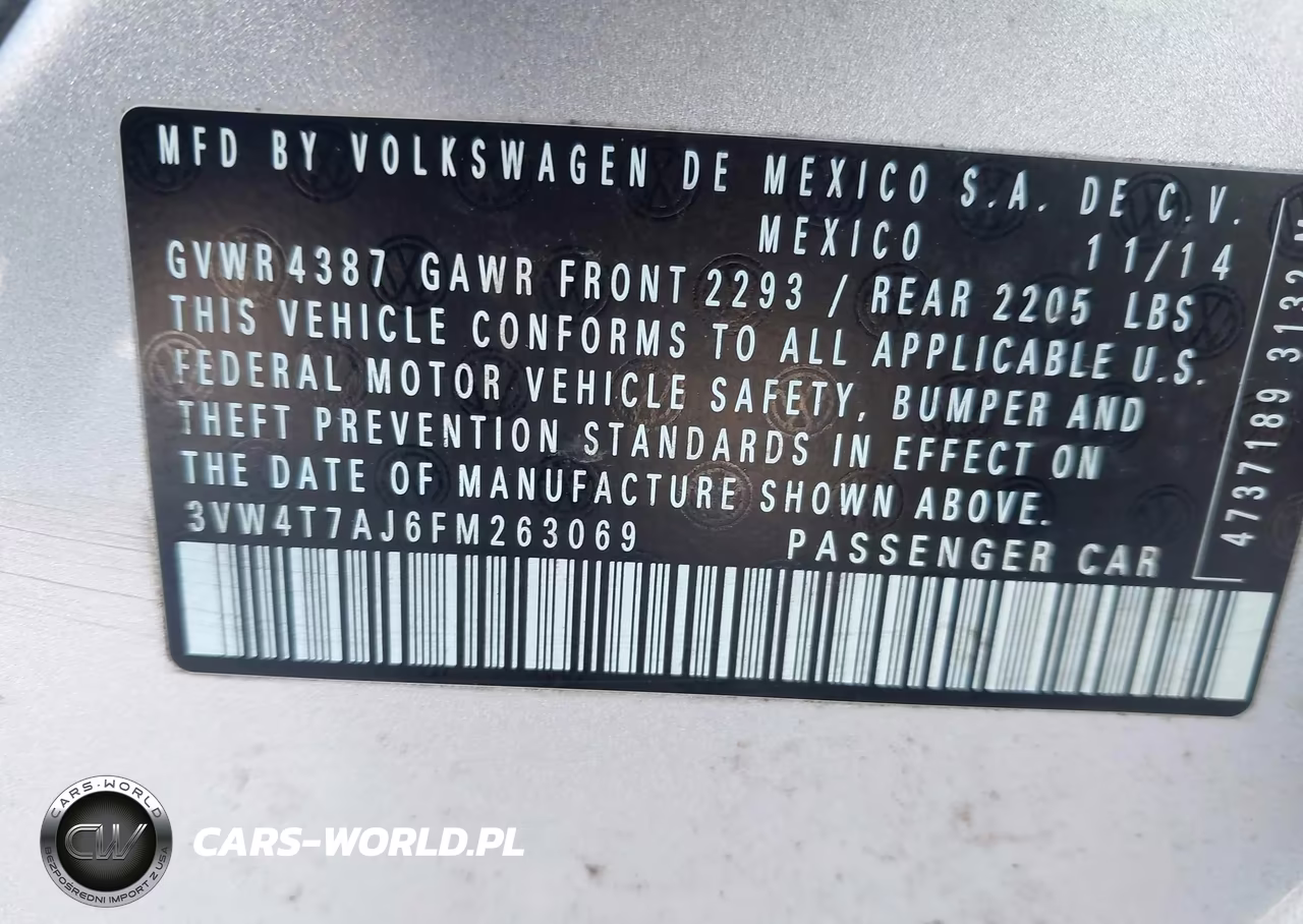 2015 Volkswagen Jetta 2.0T Gli Se VIN:3VW4T7AJ6FM263069 - 9