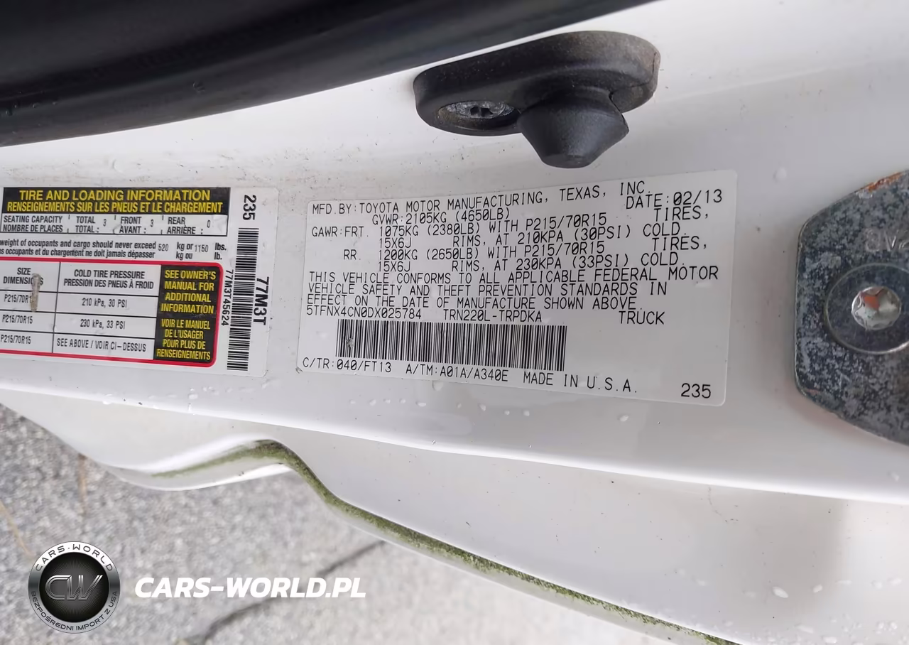2013 Toyota Tacoma VIN:5TFNX4CN0DX025784 - 17