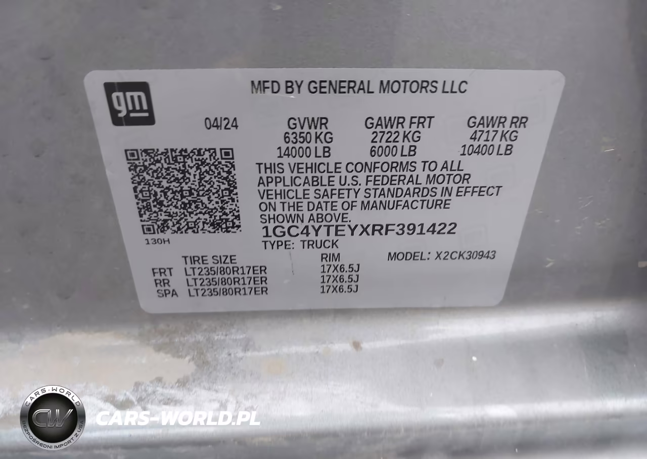 2024 Chevrolet Silverado 3500Hd 4Wd Long Bed Lt VIN:1GC4YTEYXRF391422 - 8