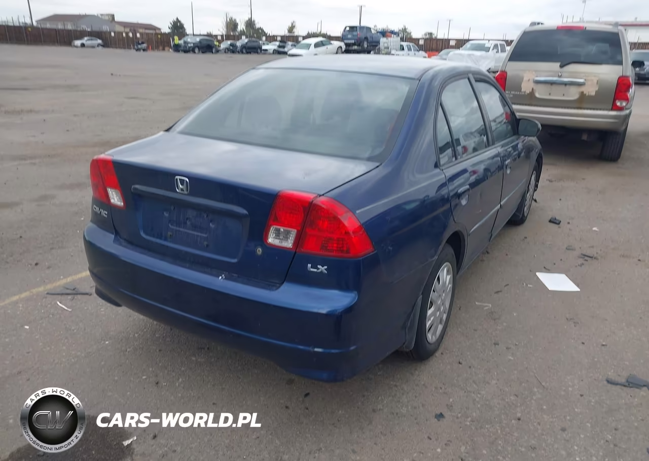 2004 Honda Civic Lx VIN:1HGES16594L010976 - 4