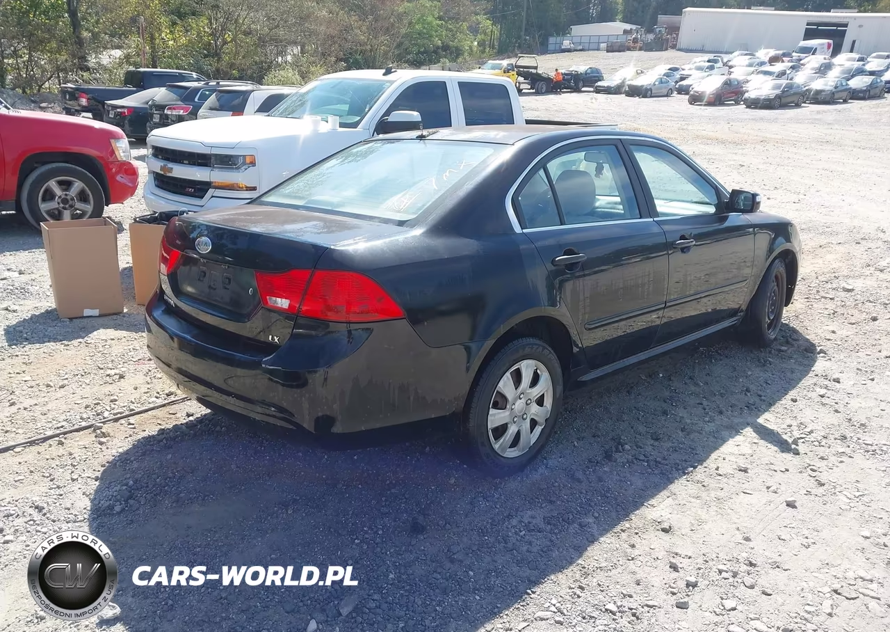 2009 Kia Optima Lx VIN:KNAGE228X95366754 - 4