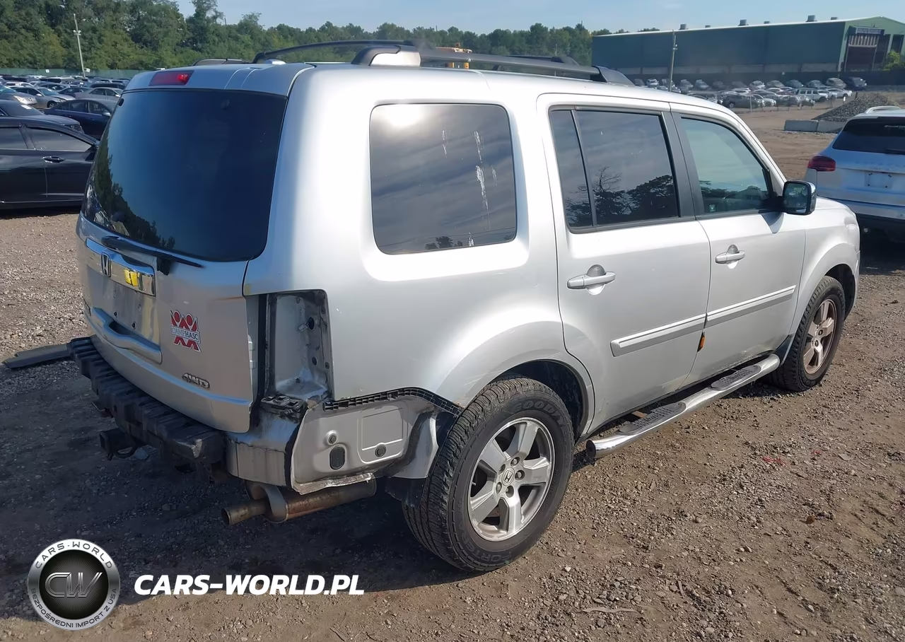 2009 Honda Pilot Ex-L VIN:5FNYF48539B023828 - 4
