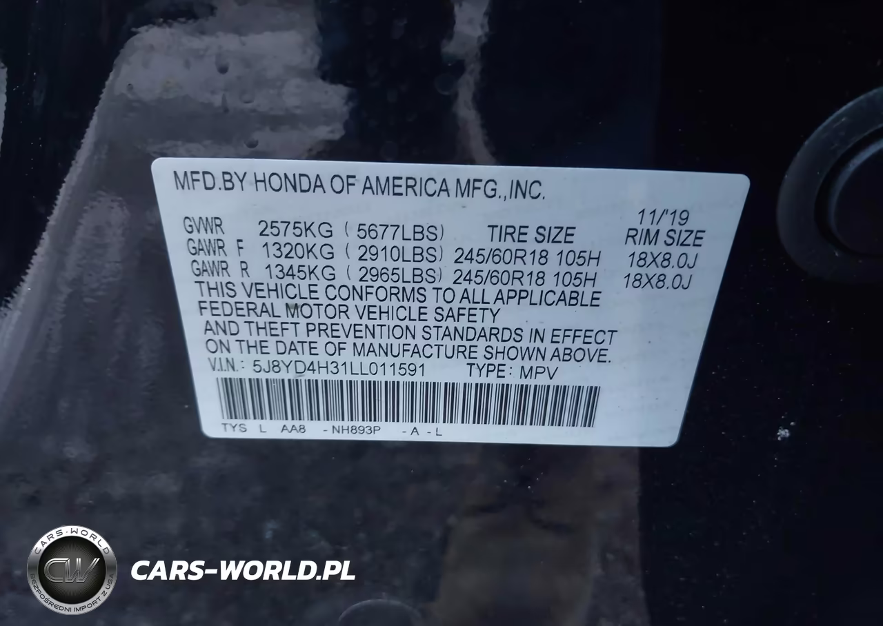 2020 Acura Mdx Standard VIN:5J8YD4H31LL011591 - 9