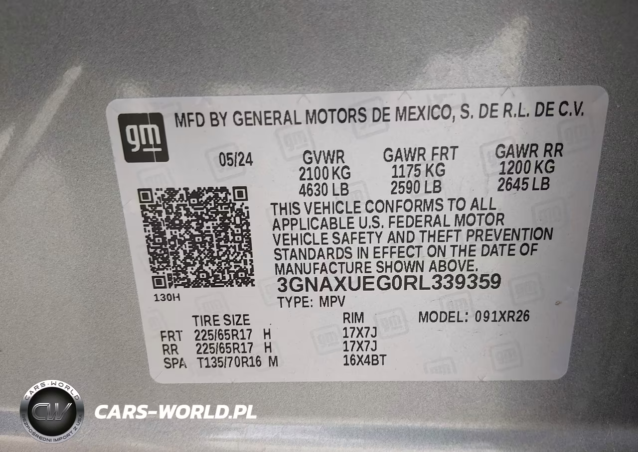 2024 Chevrolet Equinox Awd Lt VIN:3GNAXUEG0RL339359 - 9