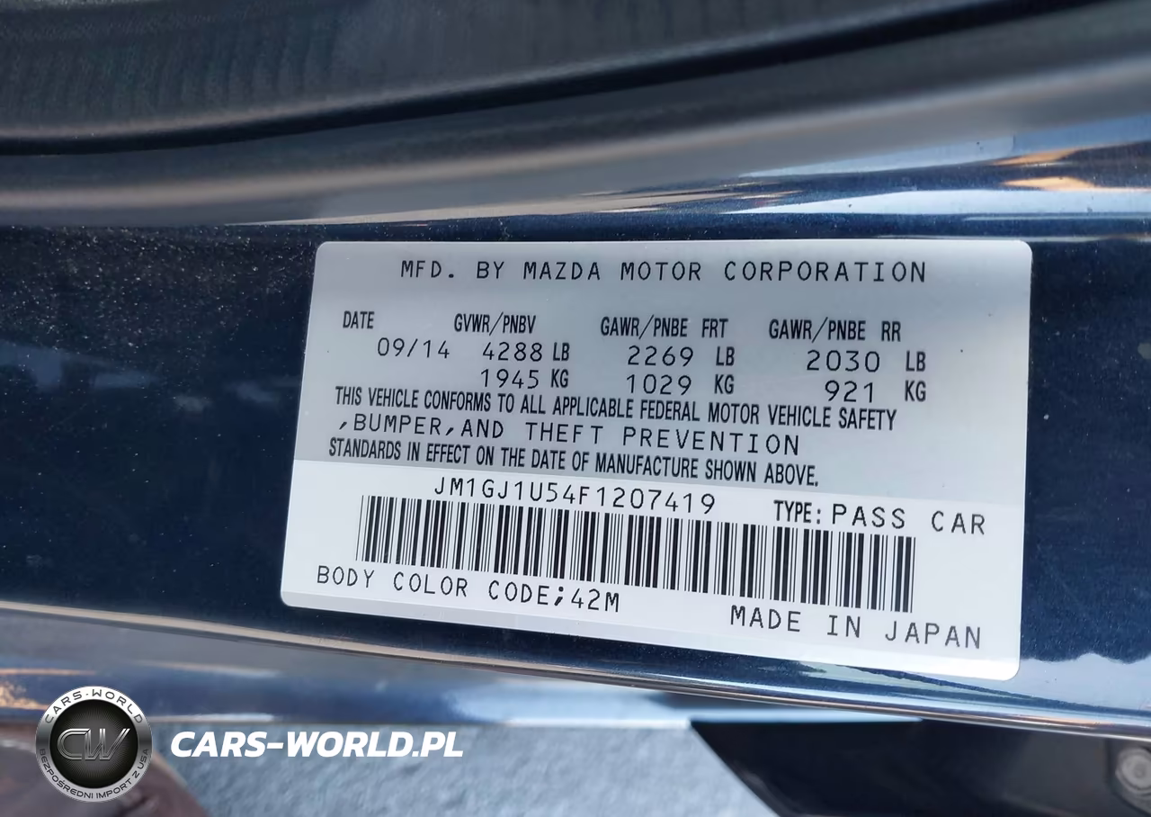 2015 Mazda Mazda6 I Sport VIN:JM1GJ1U54F1207419 - 9