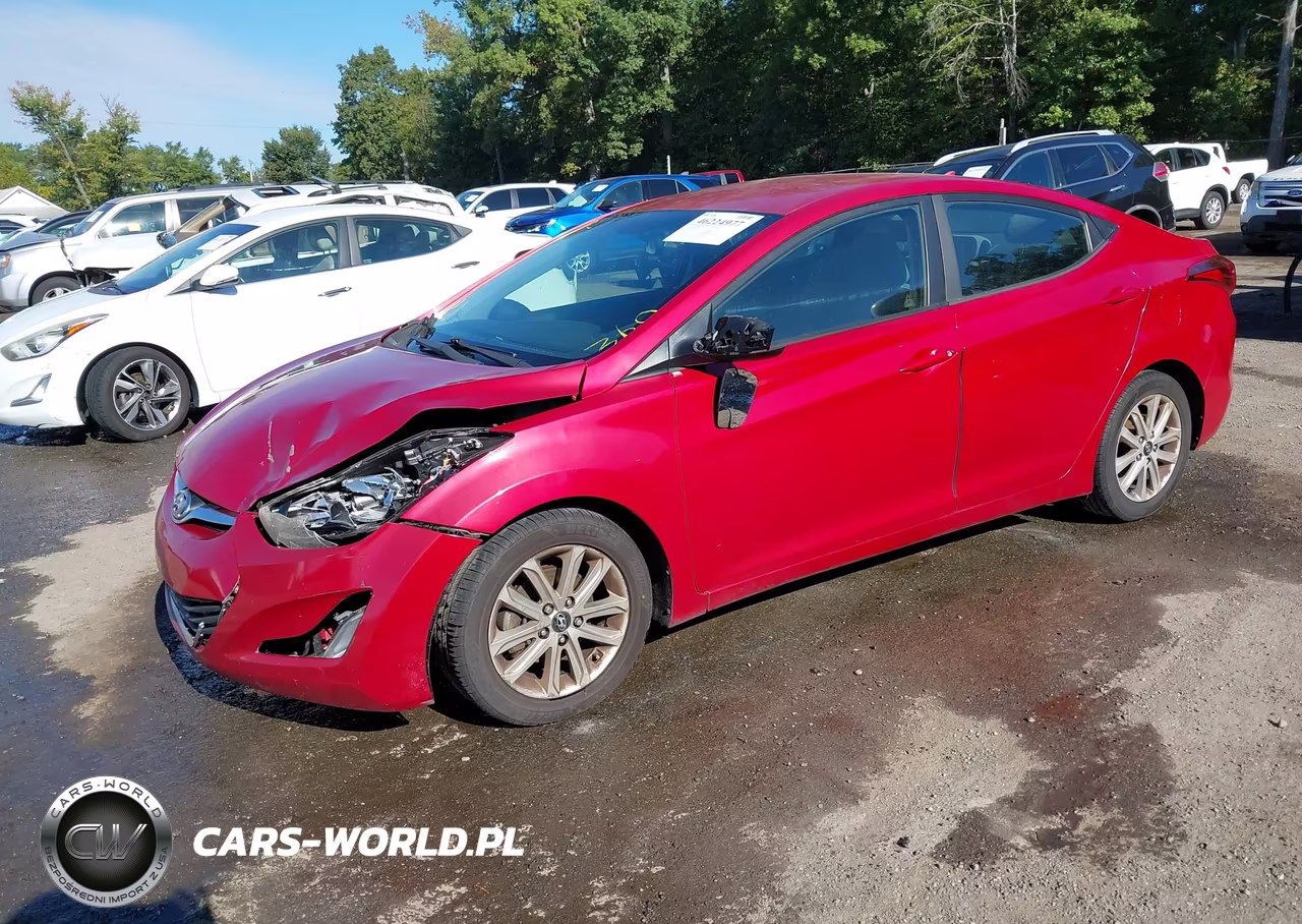 2016 Hyundai Elantra Se VIN:KMHDH4AE6GU557005 - 2
