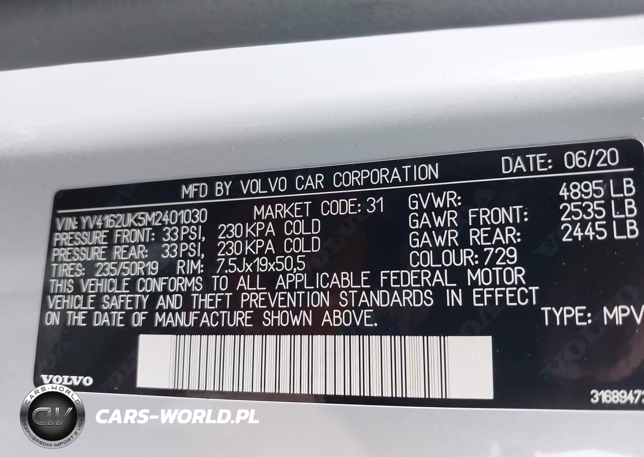 2021 Volvo Xc40 T5 Momentum VIN:YV4162UK5M2401030 - 9