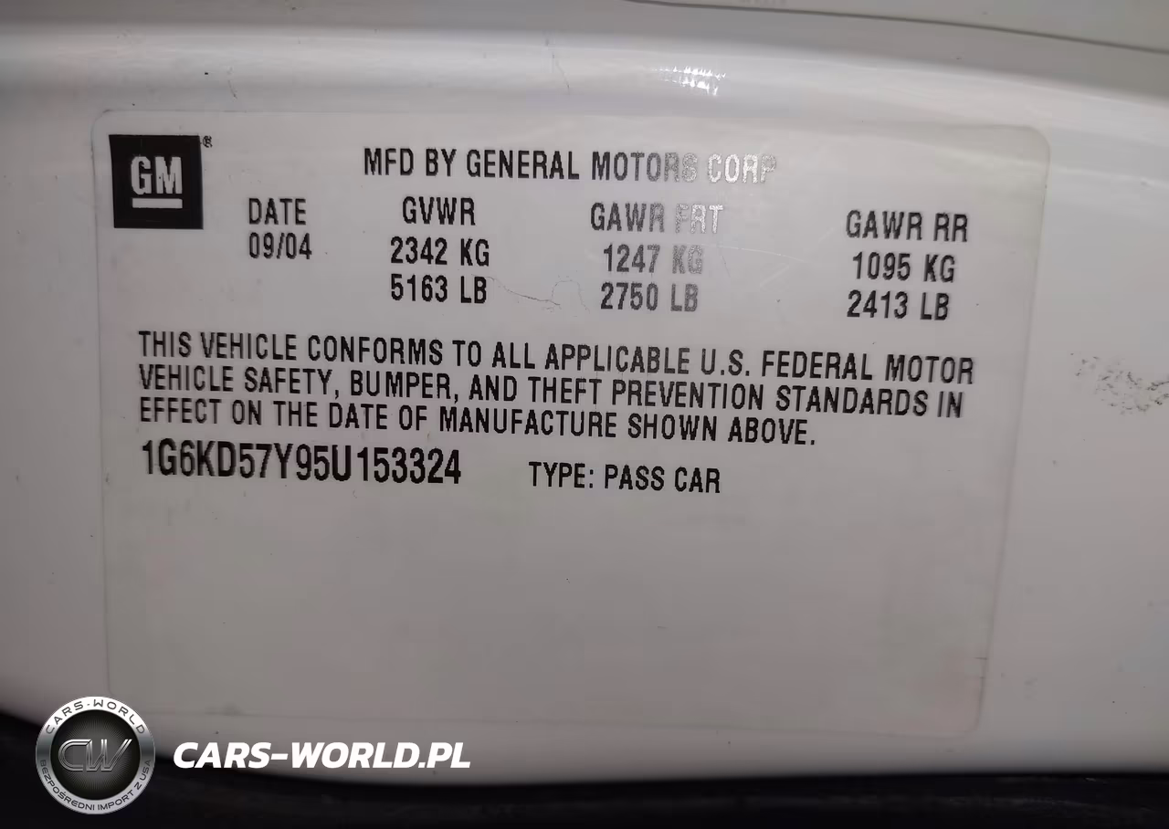 2005 Cadillac Deville Standard VIN:1G6KD57Y95U153324 - 9