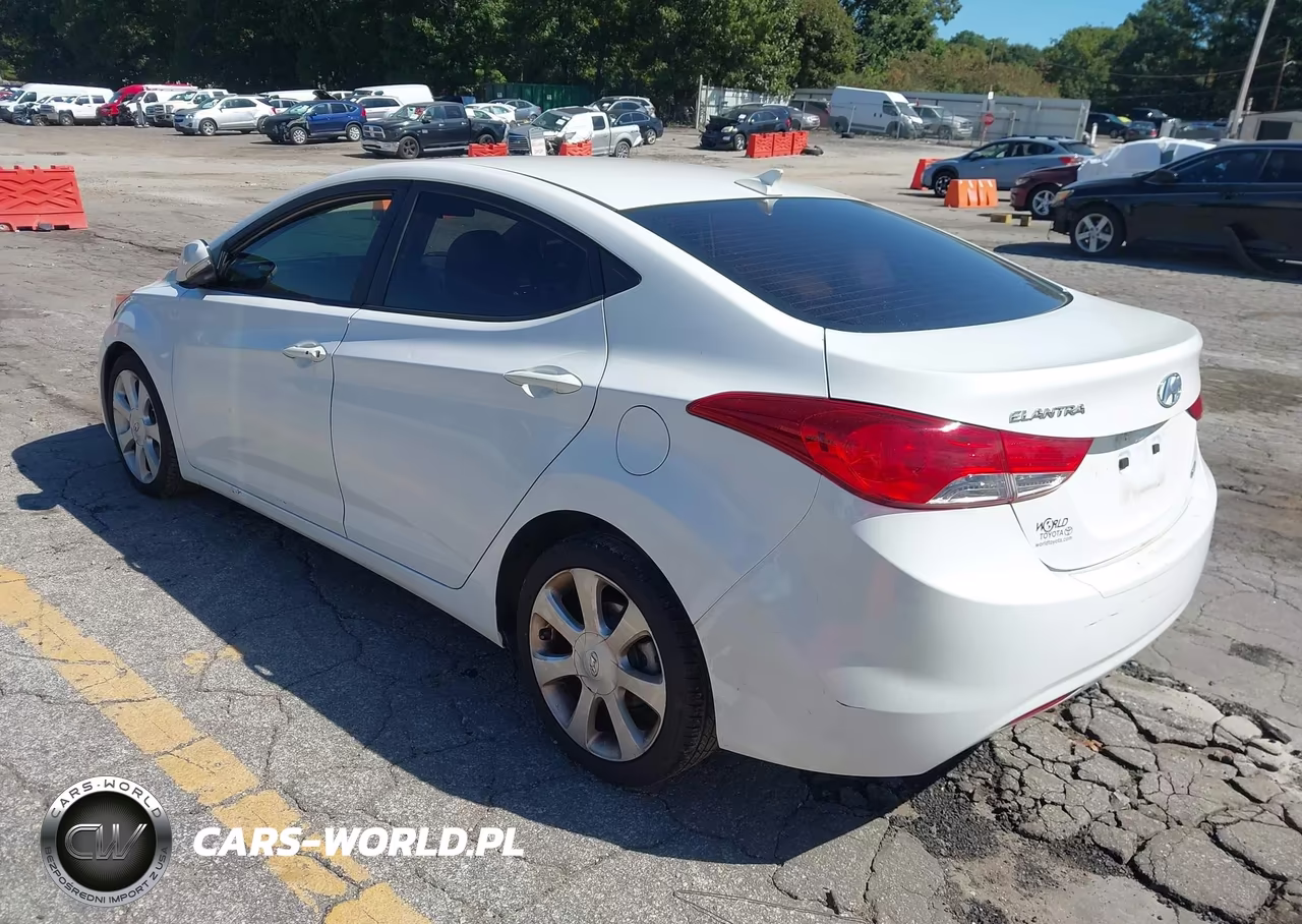 2013 Hyundai Elantra Limited VIN:5NPDH4AEXDH196419 - 3