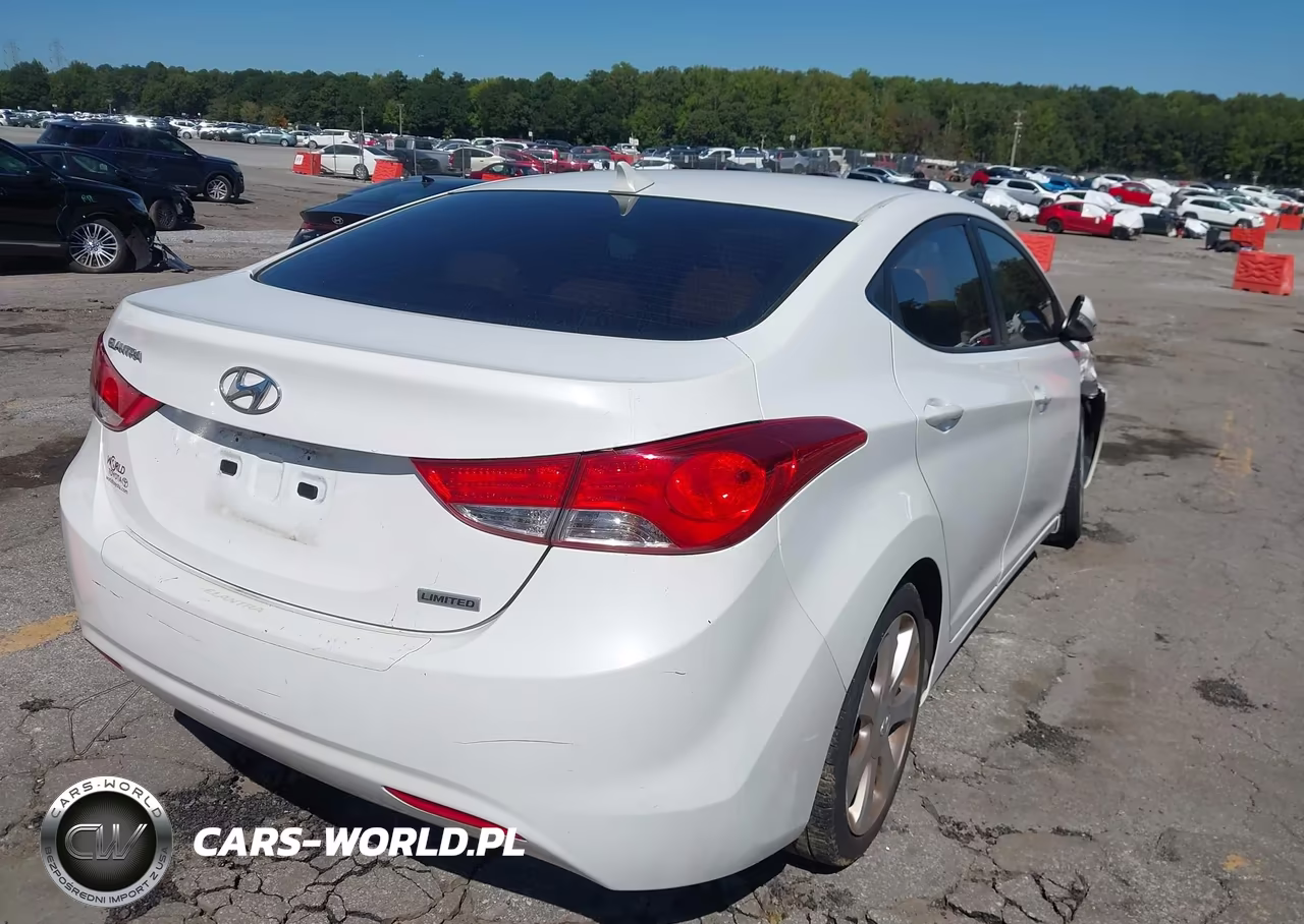 2013 Hyundai Elantra Limited VIN:5NPDH4AEXDH196419 - 4