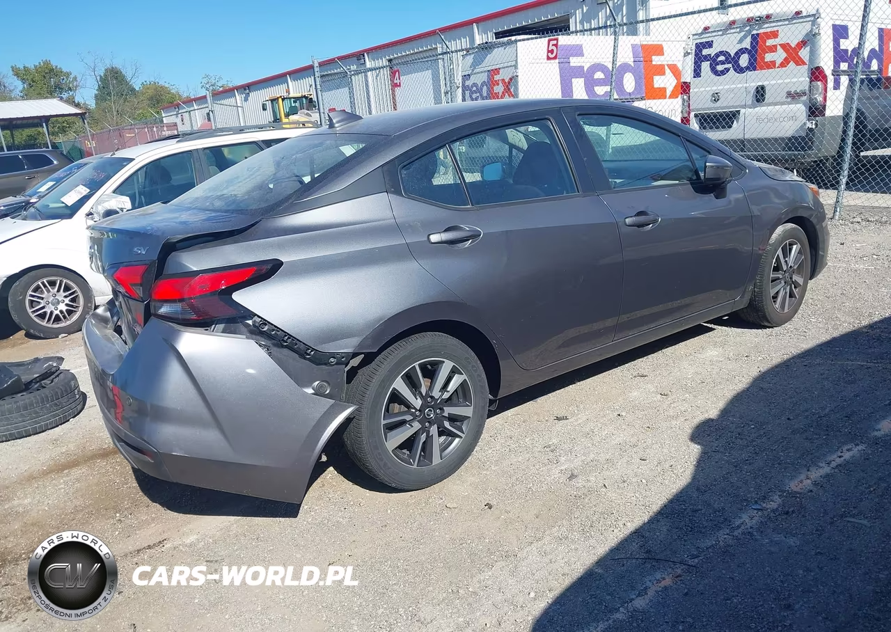 2021 Nissan Versa Sv VIN:3N1CN8EV6ML837414 - 4
