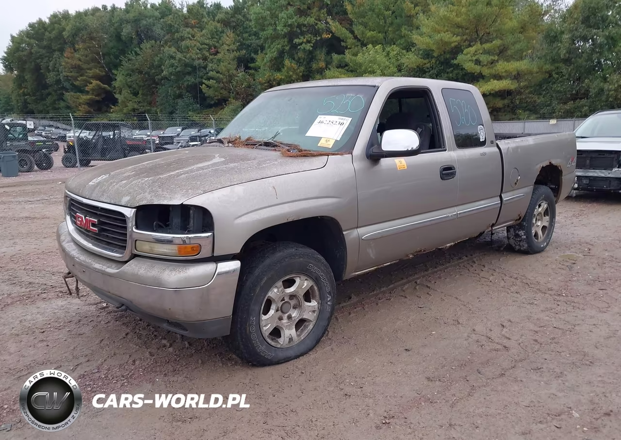 2000 GMC Sierra 1500 Sle VIN:2GTEK19T3Y1258001 - 2