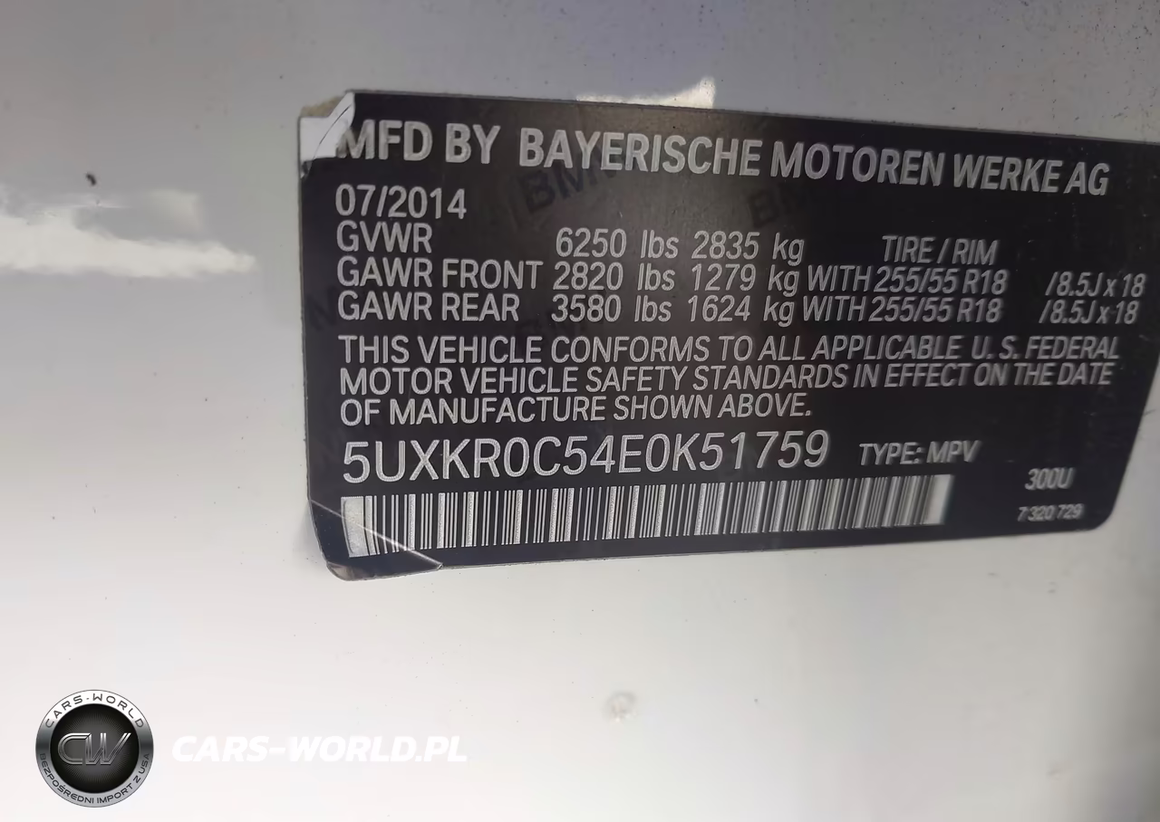 2014 BMW X5 xDrive35I VIN:5UXKR0C54E0K51759 - 9