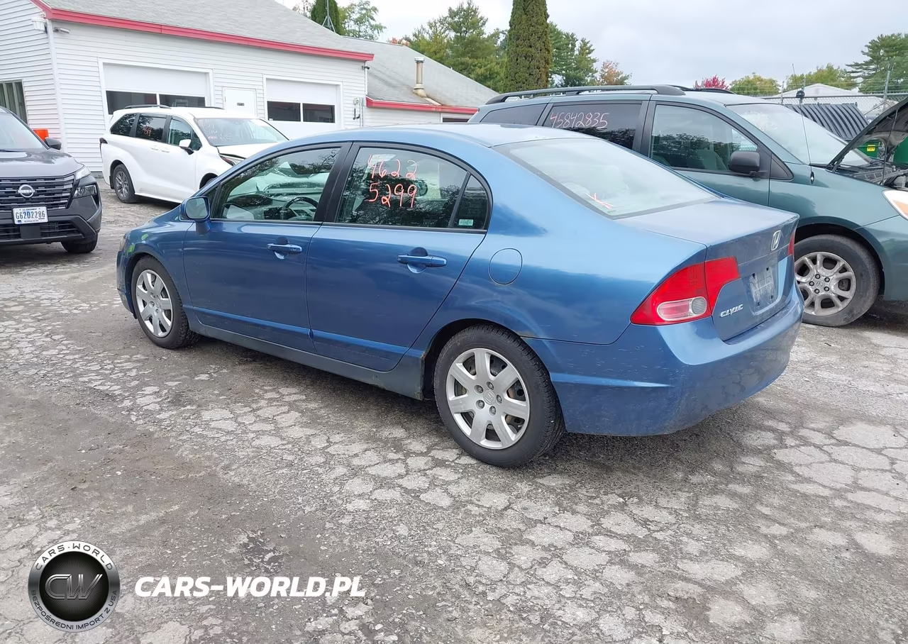 2008 Honda Civic Lx VIN:2HGFA16598H500280 - 3