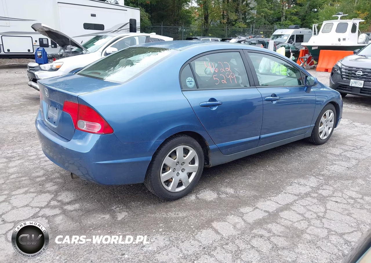 2008 Honda Civic Lx VIN:2HGFA16598H500280 - 4