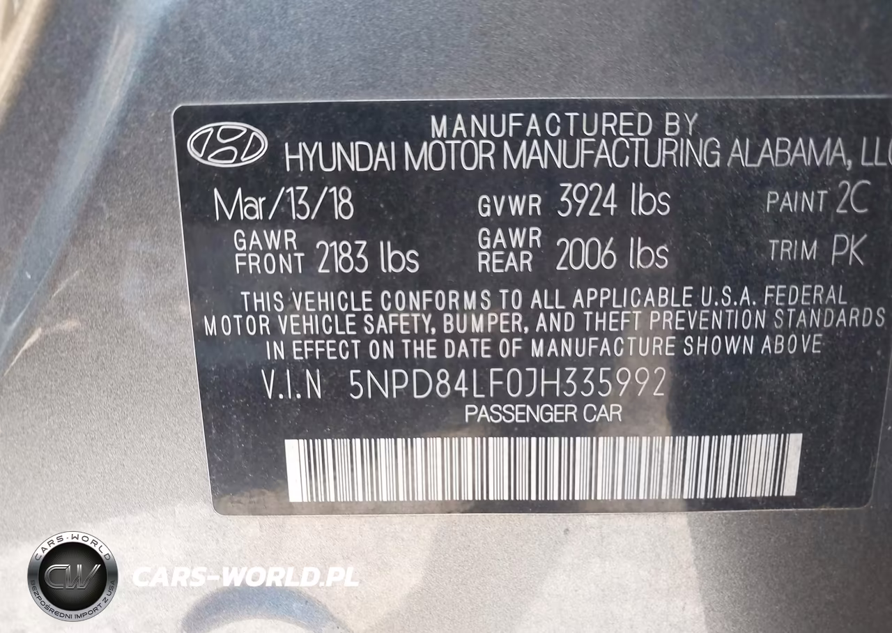 2018 Hyundai Elantra Sel VIN:5NPD84LF0JH335992 - 9