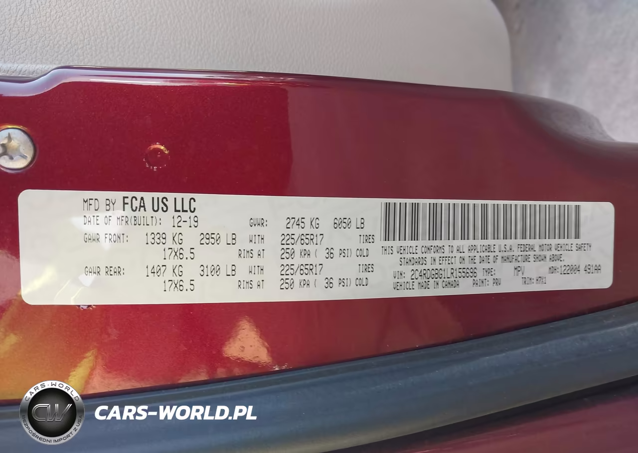 2020 Dodge Grand Caravan Se VIN:2C4RDGBG1LR155696 - 9