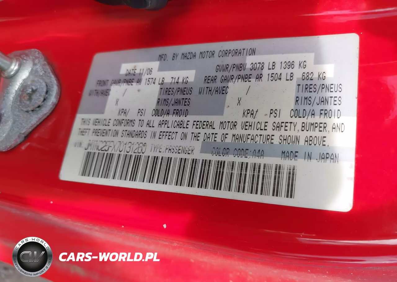2007 Mazda Mx-5 Grand Touring VIN:JM1NC25FX70131260 - 9
