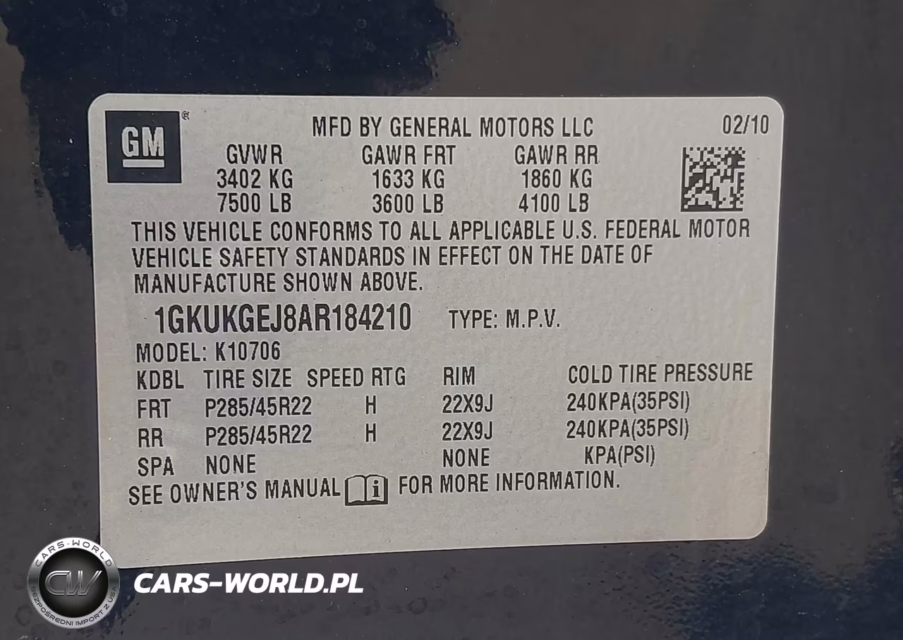 2010 GMC Yukon Hybrid Denali VIN:1GKUKGEJ8AR184210 - 9
