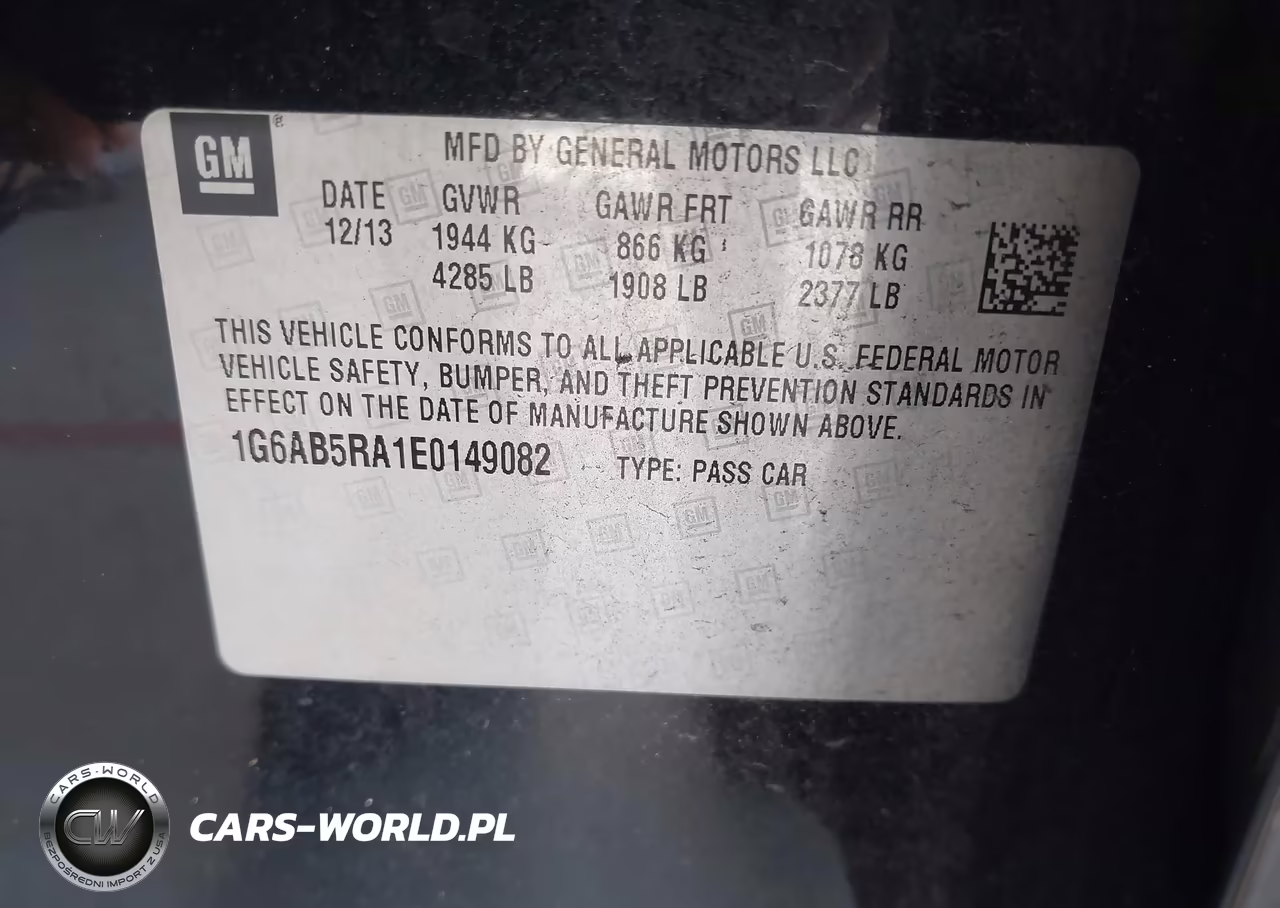 2014 Cadillac Ats Luxury VIN:1G6AB5RA1E0149082 - 9