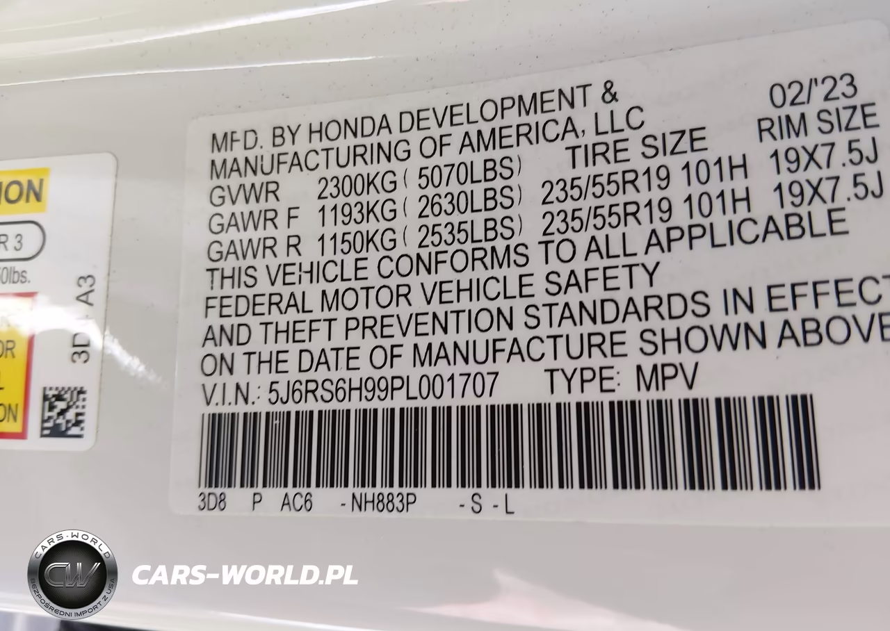 2023 Honda Cr-V Hybrid Sport Touring VIN:5J6RS6H99PL001707 - 9