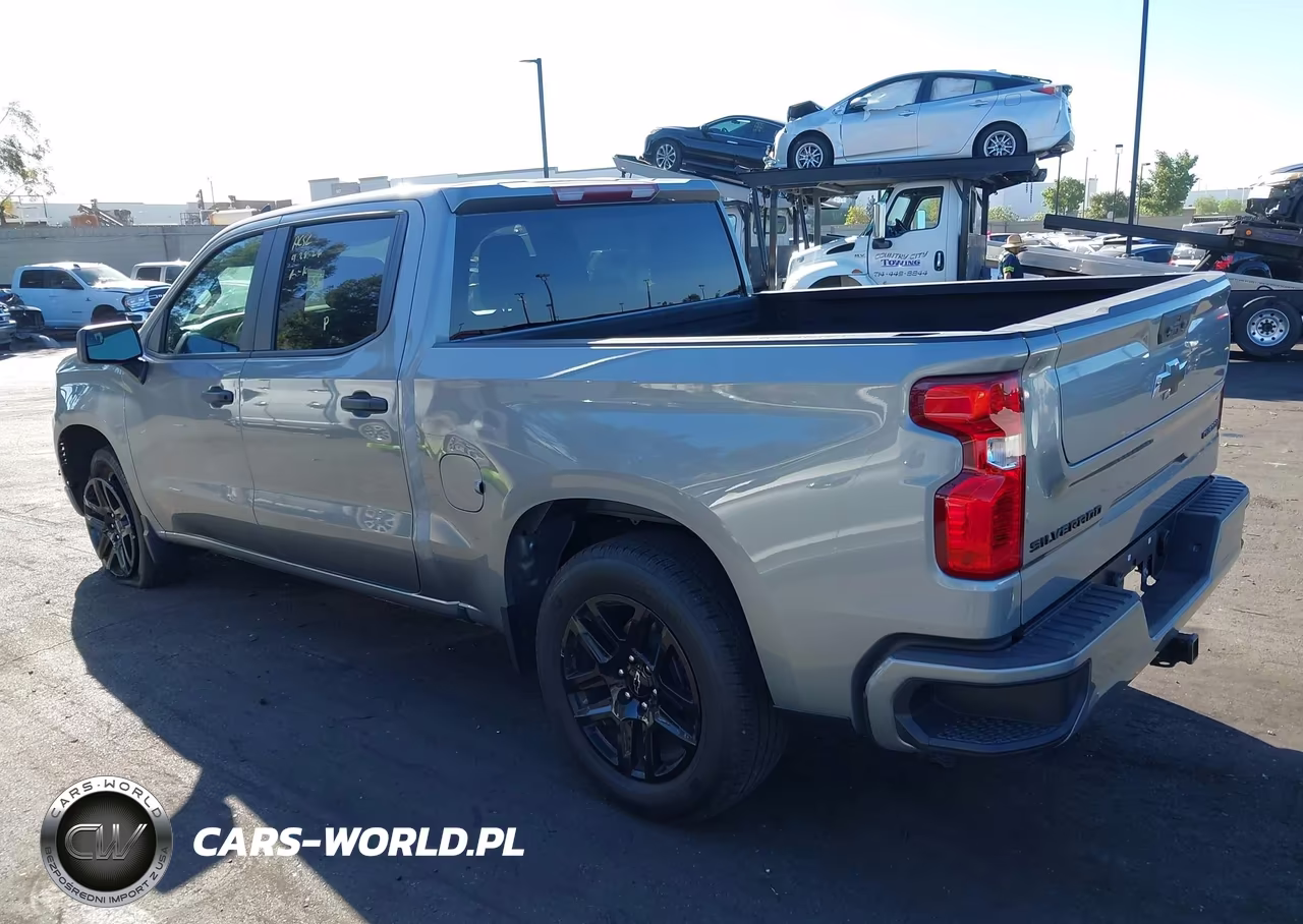 2024 Chevrolet Silverado 1500 2Wd Short Bed Custom VIN:1GCPABEK2RZ244114 - 3