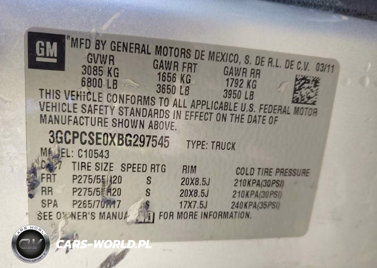 2011 Chevrolet Silverado 1500 Lt VIN:3GCPCSE0XBG297545 - 9