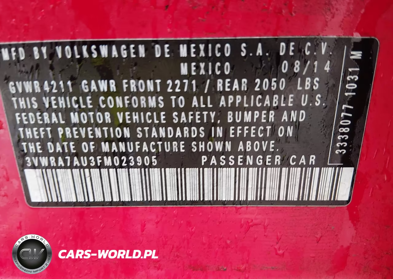 2015 Volkswagen Golf Tdi S 4-Door VIN:3VWRA7AU3FM023905 - 9
