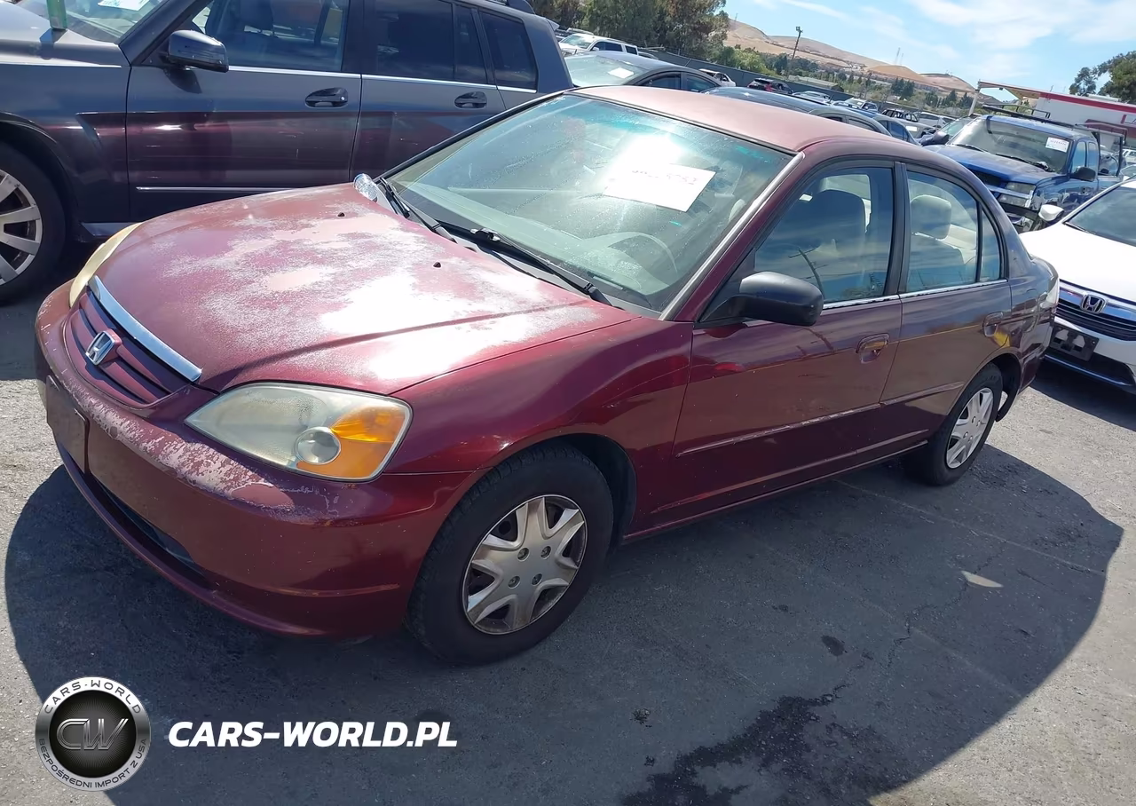 2003 Honda Civic Lx VIN:2HGES16583H510073 - 2