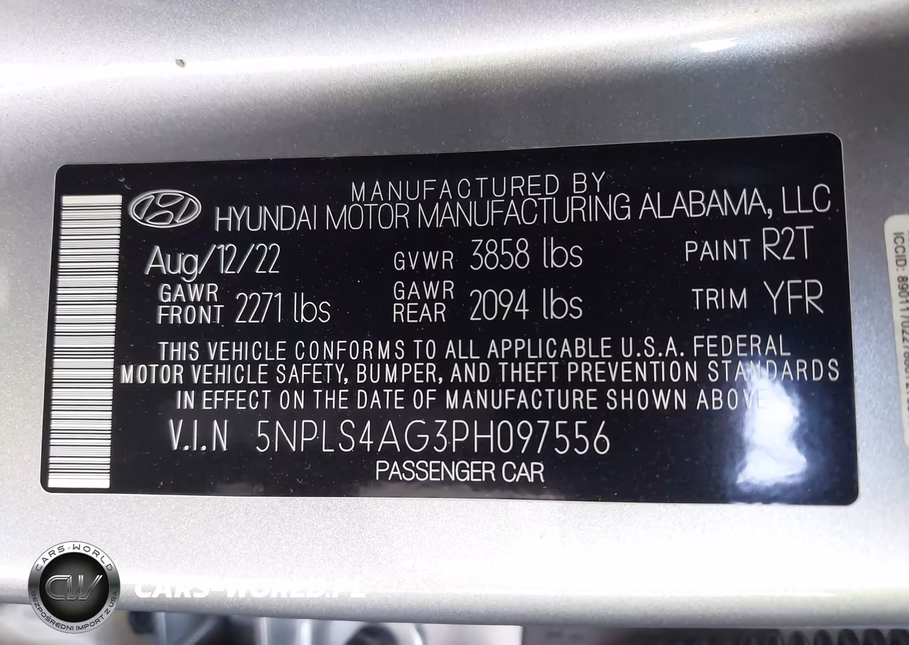 2023 Hyundai Elantra Sel VIN:5NPLS4AG3PH097556 - 9