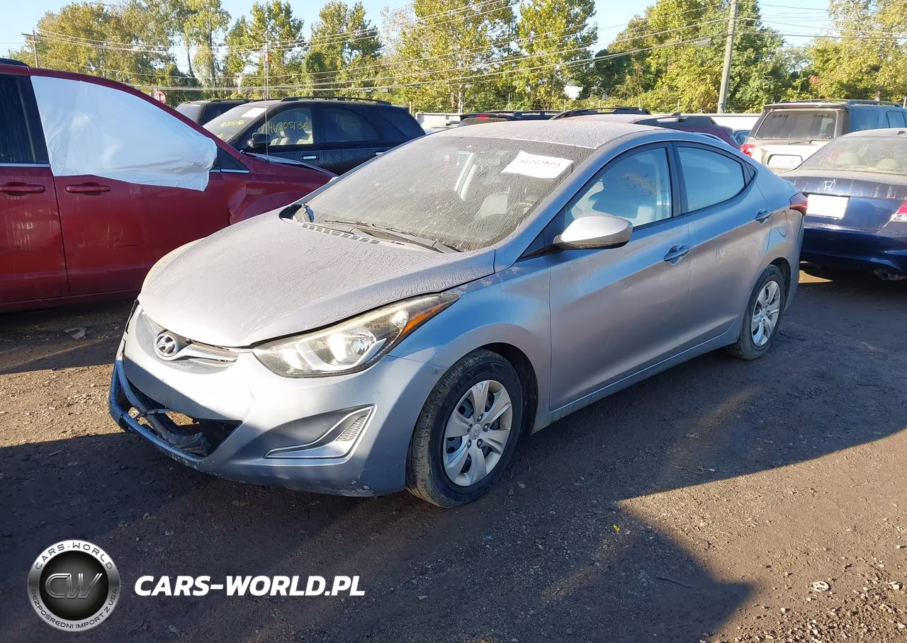2016 Hyundai Elantra Se VIN:5NPDH4AE9GH712273 - 2