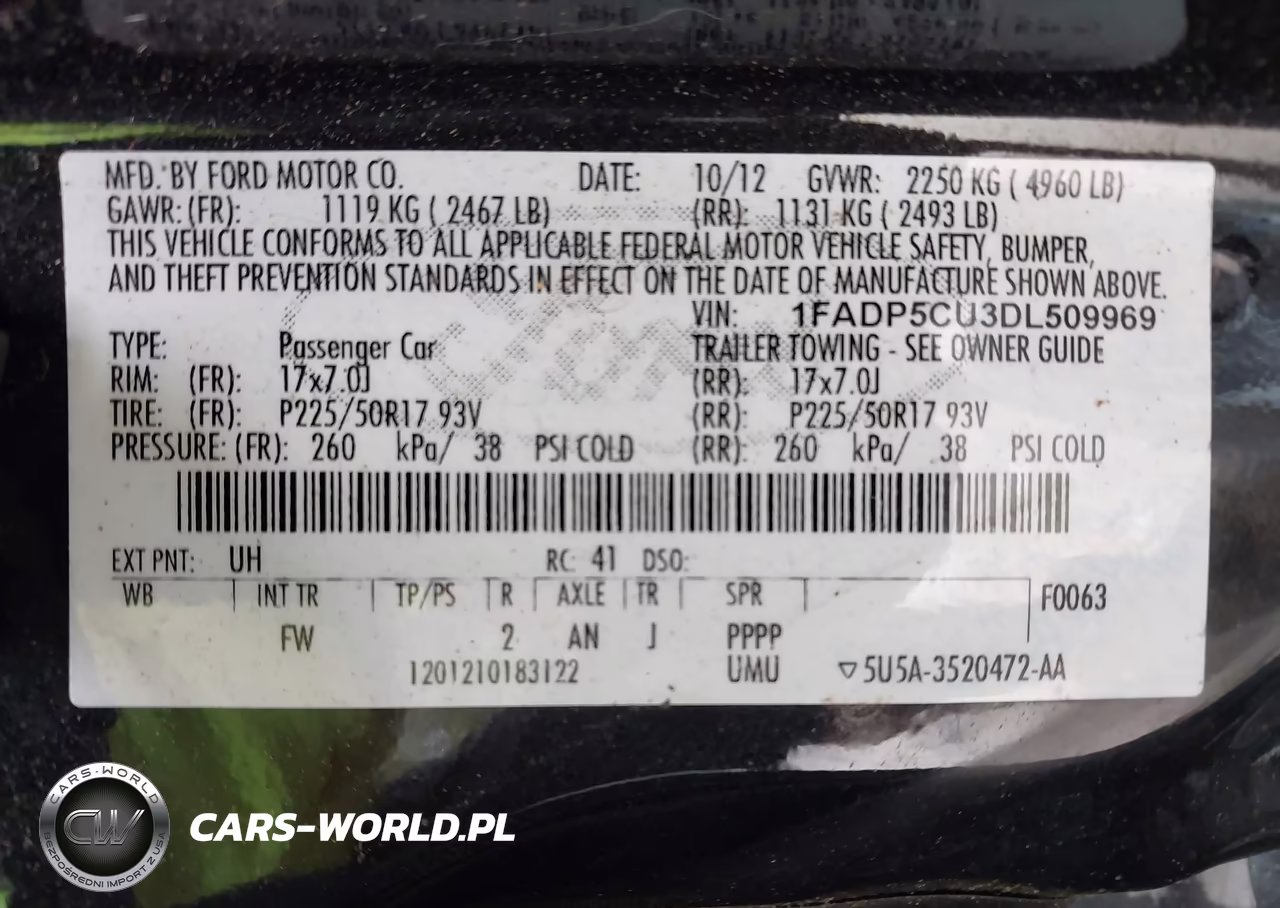 2013 Ford C-Max Energi Sel VIN:1FADP5CU3DL509969 - 9