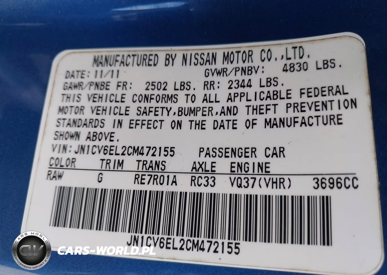 2012 Infiniti G37 X VIN:JN1CV6EL2CM472155 - 9