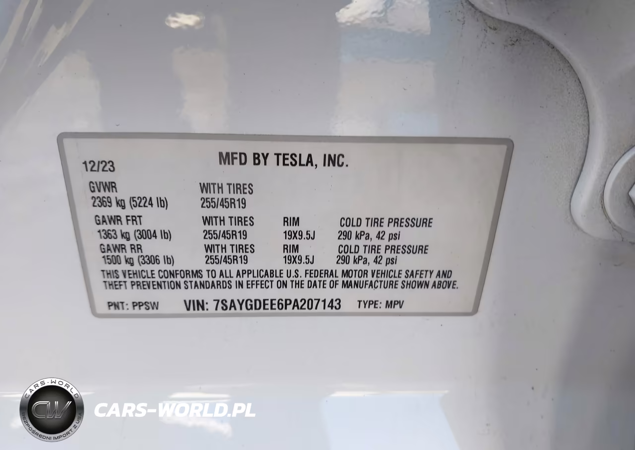 2023 Tesla Model Y VIN:7SAYGDEE6PA207143 - 9