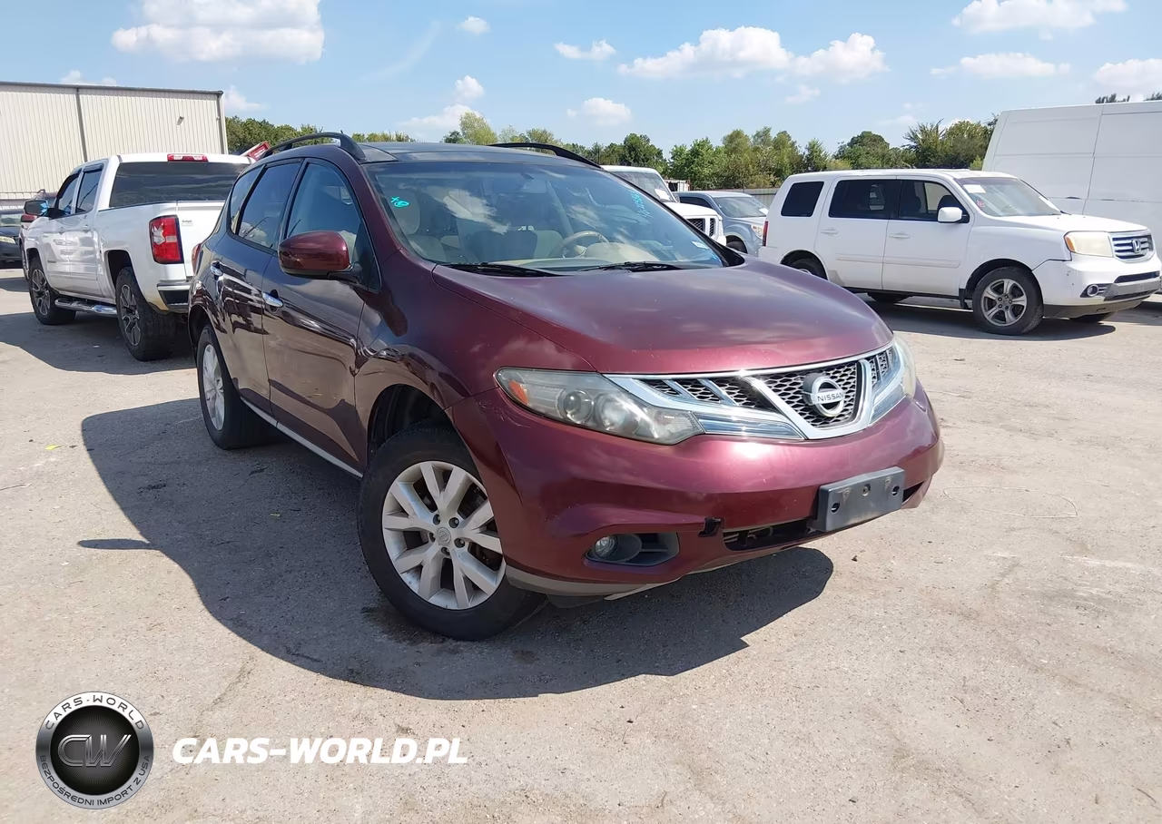 2011 Nissan Murano Sv VIN:JN8AZ1MW7BW160752 - 1