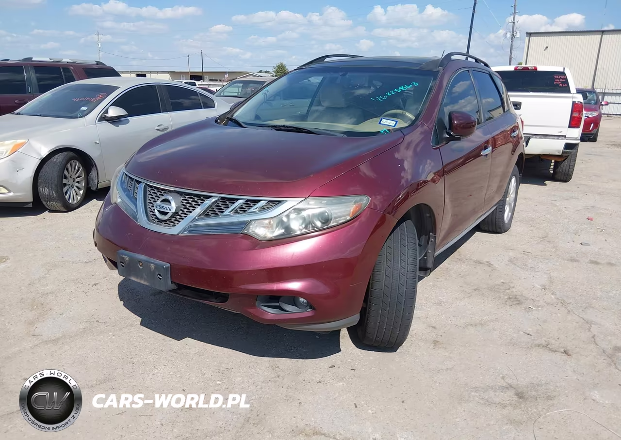 2011 Nissan Murano Sv VIN:JN8AZ1MW7BW160752 - 2